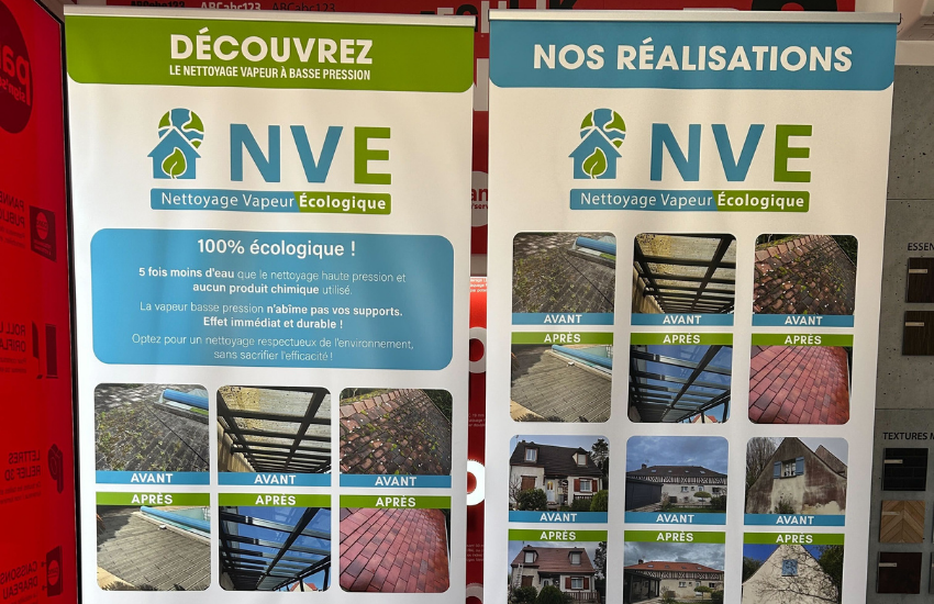 Image d'un roll up publicitaire